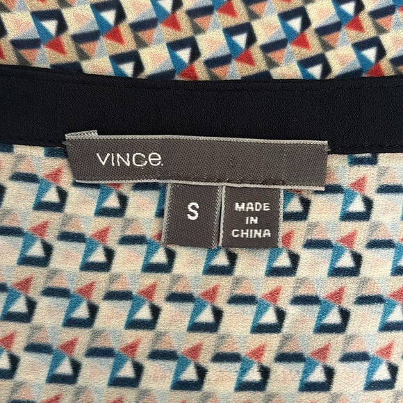 VINCE Silk Border Camisole Size Small - Picture 6 of 8